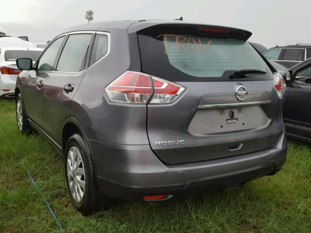 KNMAT2MTXGP644425 - 2016 NISSAN ROGUE GRAY photo 3