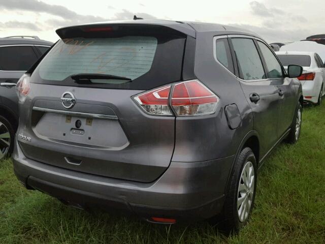 KNMAT2MTXGP644425 - 2016 NISSAN ROGUE GRAY photo 4