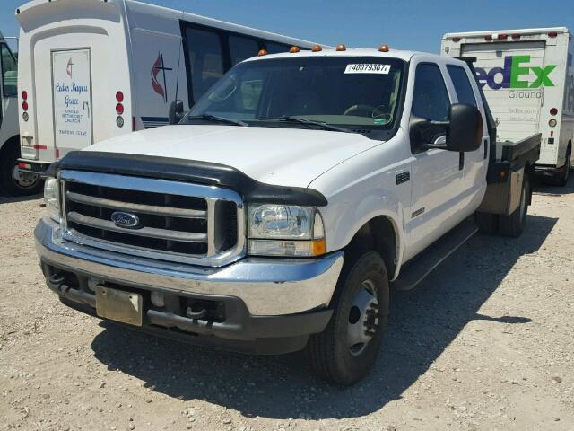 1FDWW37P93EB47403 - 2003 FORD F350 WHITE photo 2