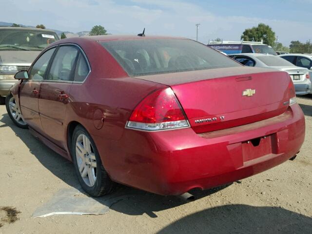 2G1WB5E36F1171006 - 2015 CHEVROLET IMPALA LIM RED photo 3