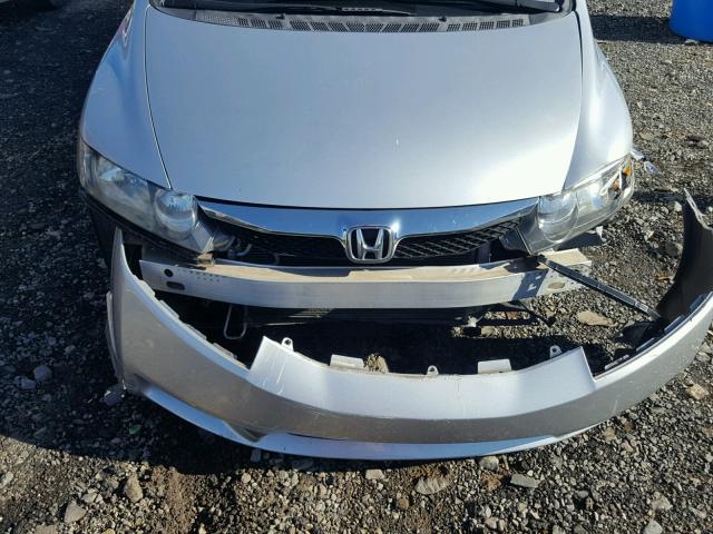 2HGFA1F64BH546017 - 2011 HONDA CIVIC LX-S SILVER photo 9