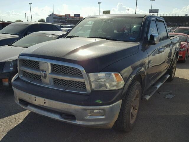 1C6RD6PT4CS297661 - 2012 DODGE RAM 1500 L BLACK photo 2