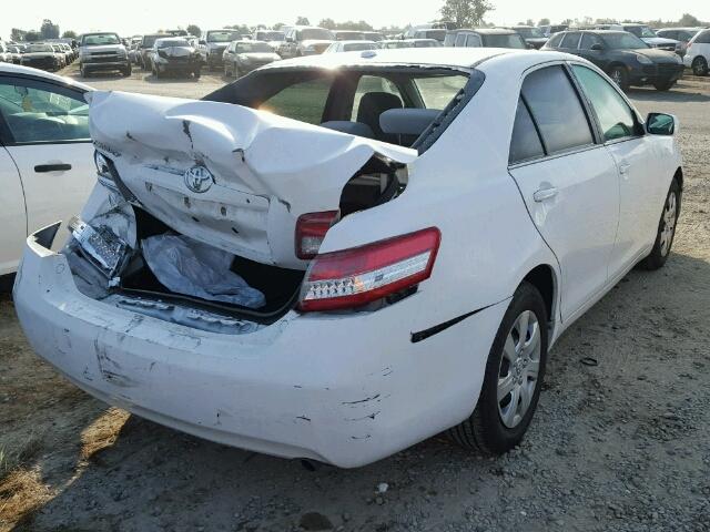 4T1BF3EK3BU586767 - 2011 TOYOTA CAMRY WHITE photo 4