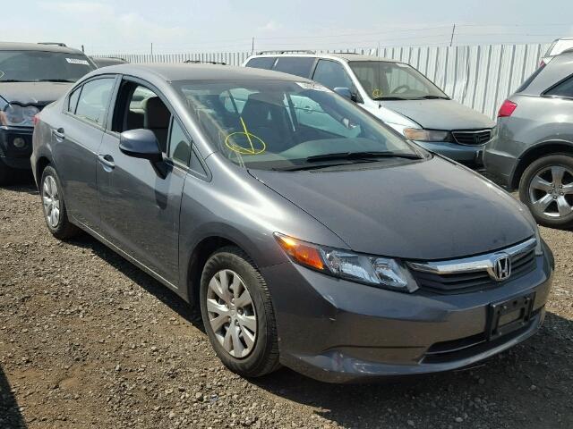 2HGFB2F53CH599724 - 2012 HONDA CIVIC CHARCOAL photo 1