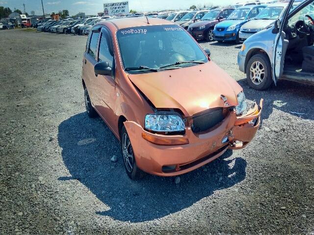 KL5TJ66678B042521 - 2008 SUZUKI SWIFT ORANGE photo 1