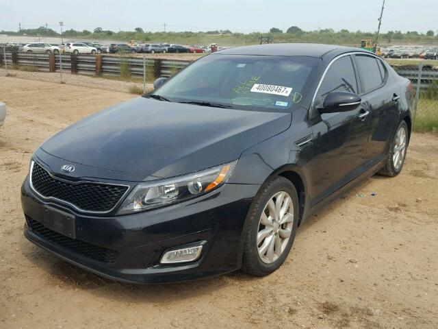 5XXGN4A71FG449021 - 2015 KIA OPTIMA EX BLACK photo 2