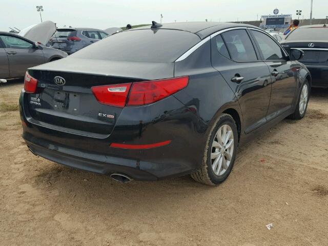 5XXGN4A71FG449021 - 2015 KIA OPTIMA EX BLACK photo 4