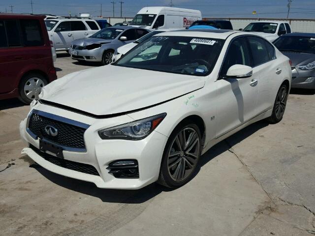 JN1EV7AR8HM834862 - 2017 INFINITI Q50 PREMIU WHITE photo 2