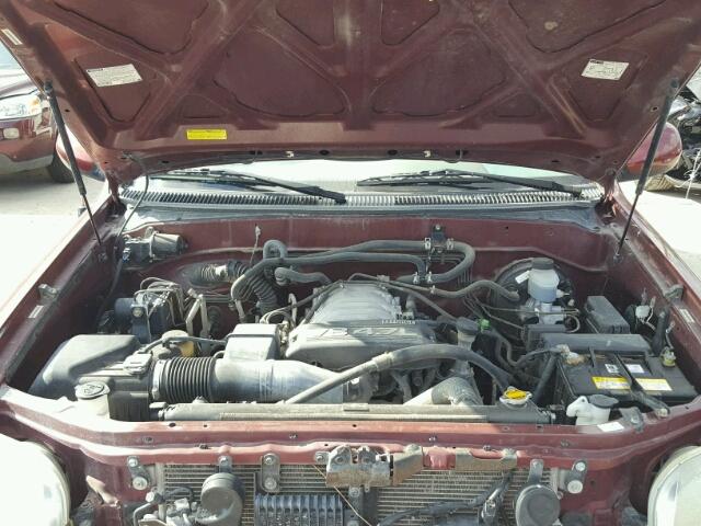 5TDBT44A54S216553 - 2004 TOYOTA SEQUOIA SR MAROON photo 7