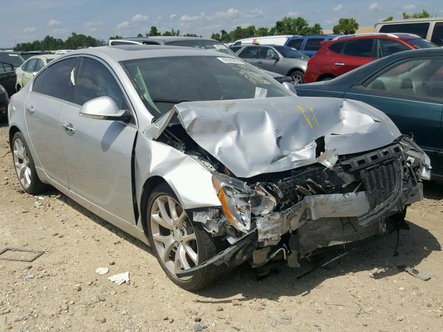 2G4GV5GV1D9249977 - 2013 BUICK REGAL GS SILVER photo 1