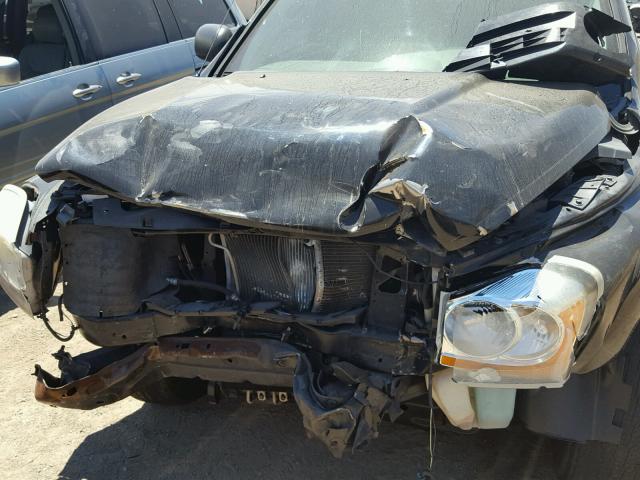 1D4HB58D35F611651 - 2005 DODGE DURANGO LI BLACK photo 9