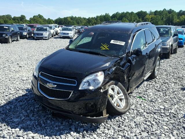 2GNALDEKXC1204303 - 2012 CHEVROLET EQUINOX LT BLACK photo 2