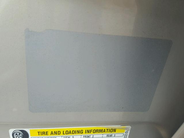 1G1ZC5EB2AF179817 - 2010 CHEVROLET MALIBU 1LT GOLD photo 10