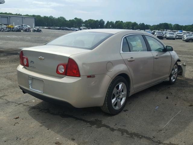 1G1ZC5EB2AF179817 - 2010 CHEVROLET MALIBU 1LT GOLD photo 4