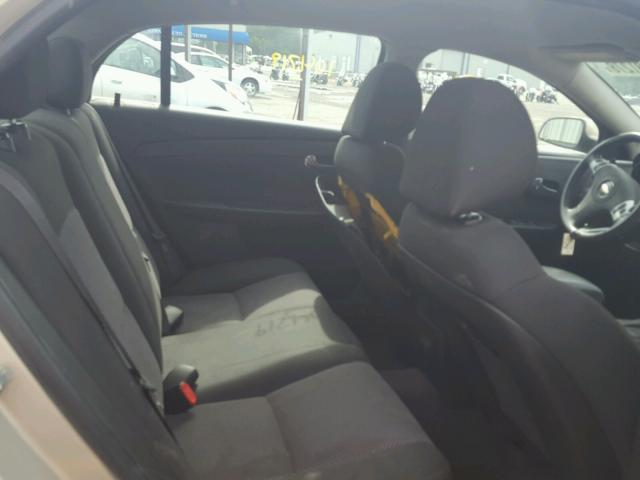 1G1ZC5EB2AF179817 - 2010 CHEVROLET MALIBU 1LT GOLD photo 6