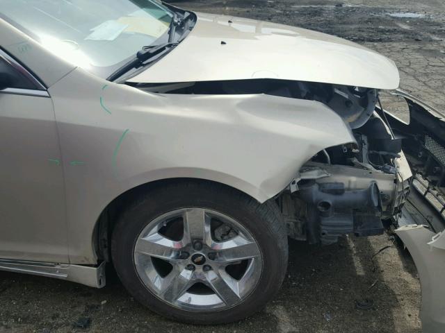 1G1ZC5EB2AF179817 - 2010 CHEVROLET MALIBU 1LT GOLD photo 9