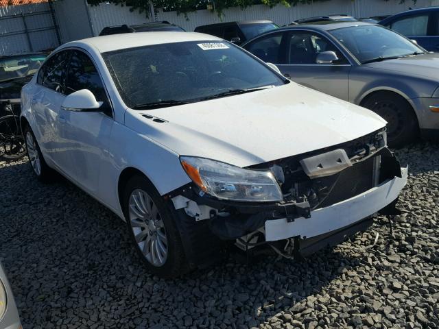 2G4GR5EK8C9121313 - 2012 BUICK REGAL WHITE photo 1