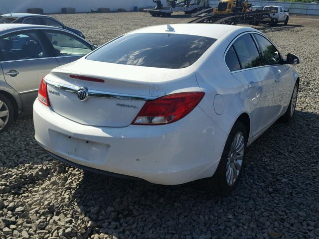2G4GR5EK8C9121313 - 2012 BUICK REGAL WHITE photo 4
