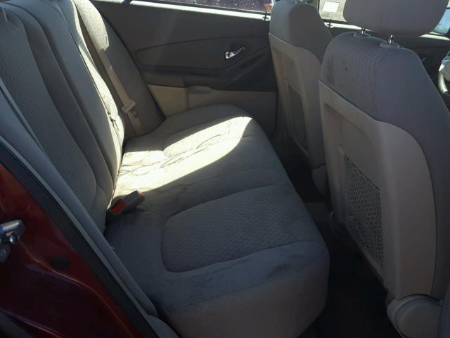 1G1ZS58N17F111526 - 2007 CHEVROLET MALIBU LS წითელი ფოტო 6