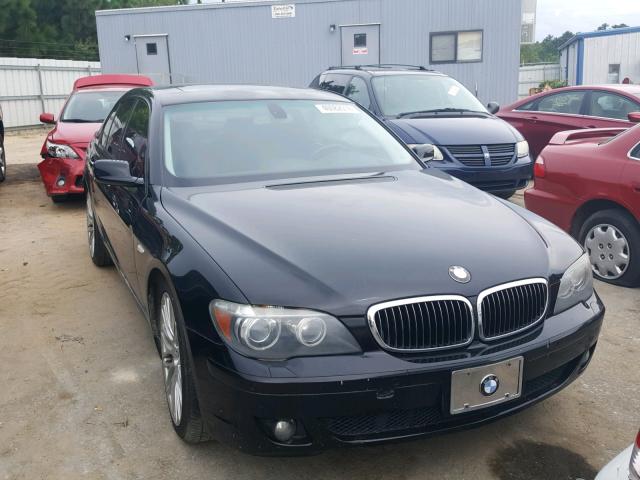 WBAHL83567DT08452 - 2007 BMW 750I BLACK photo 1