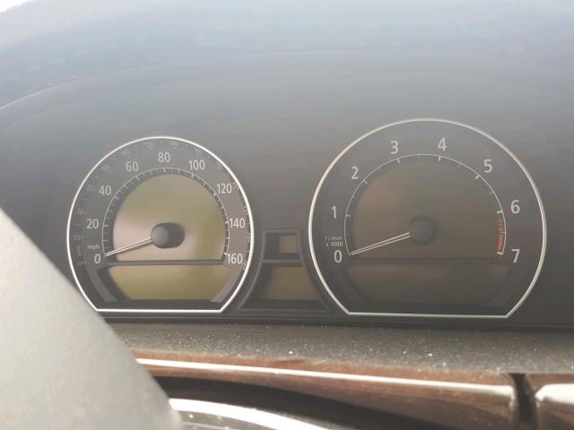 WBAHL83567DT08452 - 2007 BMW 750I BLACK photo 8