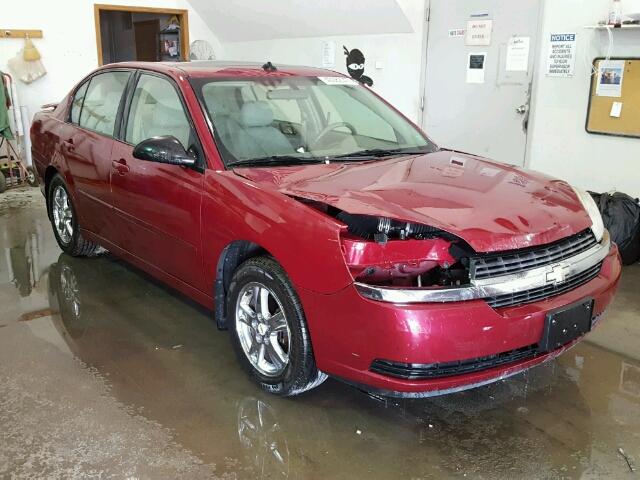 1G1ZT54845F256022 - 2005 CHEVROLET MALIBU LS MAROON photo 1