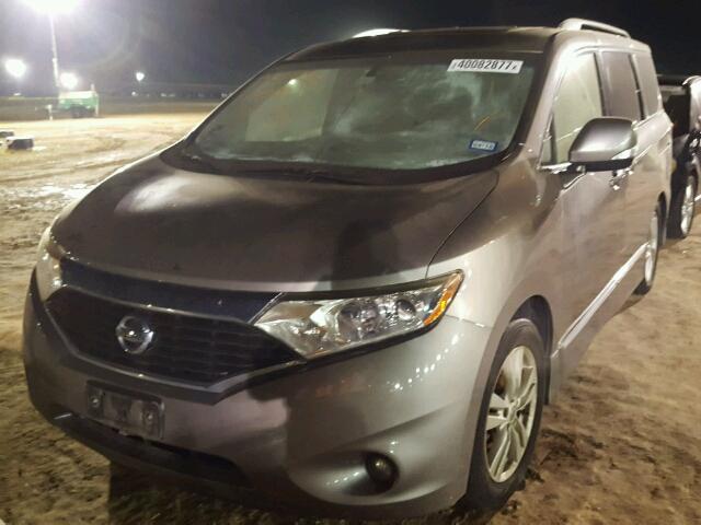 JN8AE2KP9C9045454 - 2012 NISSAN QUEST S GRAY photo 2