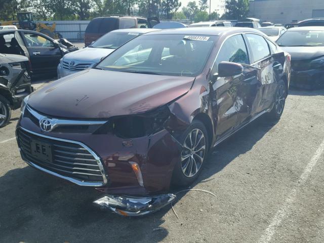 4T1BK1EB3GU242847 - 2016 TOYOTA AVALON XLE BURGUNDY photo 2