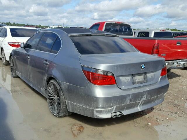 WBANE73596CM40116 - 2006 BMW 530 I SILVER photo 3