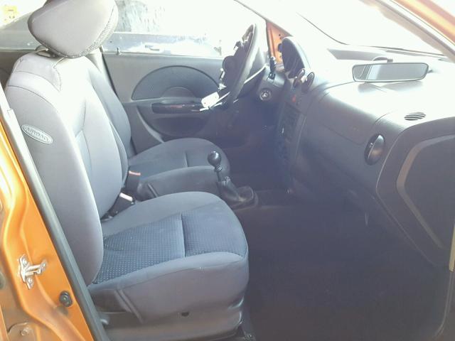 KL1TD66618B094297 - 2008 CHEVROLET AVEO BASE Narıncı foto 5