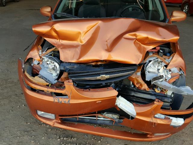 KL1TD66618B094297 - 2008 CHEVROLET AVEO BASE Narıncı foto 9