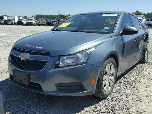 1G1PC5SHXC7364002 - 2012 CHEVROLET CRUZE LS BLUE photo 2