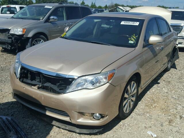 4T1BK3DB0BU412572 - 2011 TOYOTA AVALON BAS GOLD photo 2