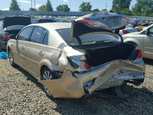 4T1BK3DB0BU412572 - 2011 TOYOTA AVALON BAS GOLD photo 3