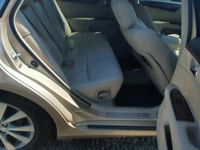 4T1BK3DB0BU412572 - 2011 TOYOTA AVALON BAS GOLD photo 6