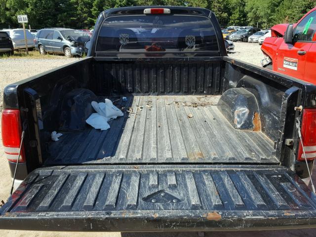 1D7GG46N94S519679 - 2004 DODGE DAKOTA SLT BLACK photo 6