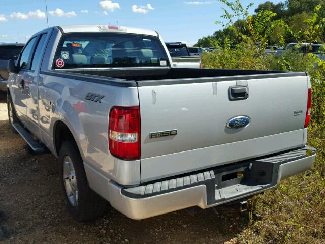 1FTRX12W17KC60240 - 2007 FORD F150 SILVER photo 3