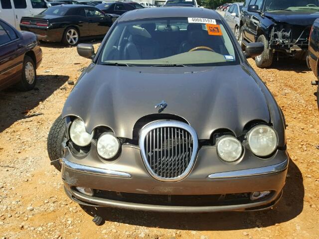 SAJDA01N91FM12216 - 2001 JAGUAR S-TYPE BROWN photo 9