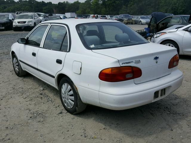 1Y1SK5283XZ445353 - 1999 CHEVROLET GEO PRIZM 白色 照片 3