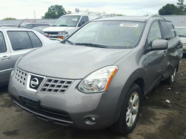 JN8AS58VX8W114015 - 2008 NISSAN ROGUE S GRAY photo 2