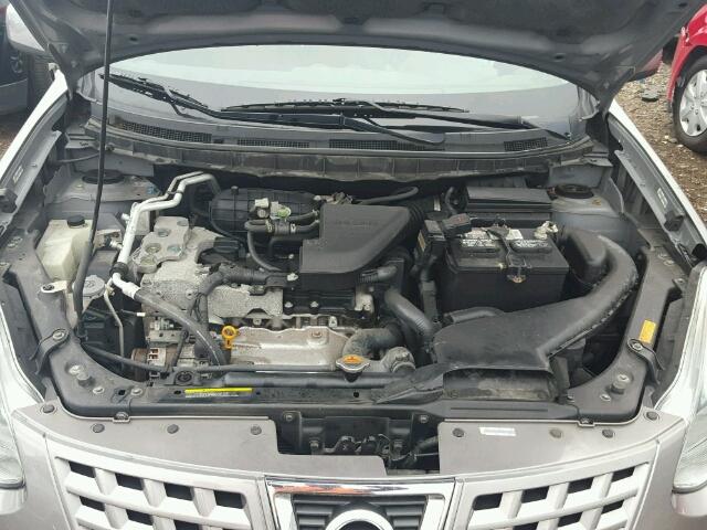 JN8AS58VX8W114015 - 2008 NISSAN ROGUE S GRAY photo 7