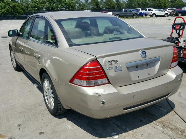 1MEFM42155G621680 - 2005 MERCURY MONTEGO PR 金色 照片 3