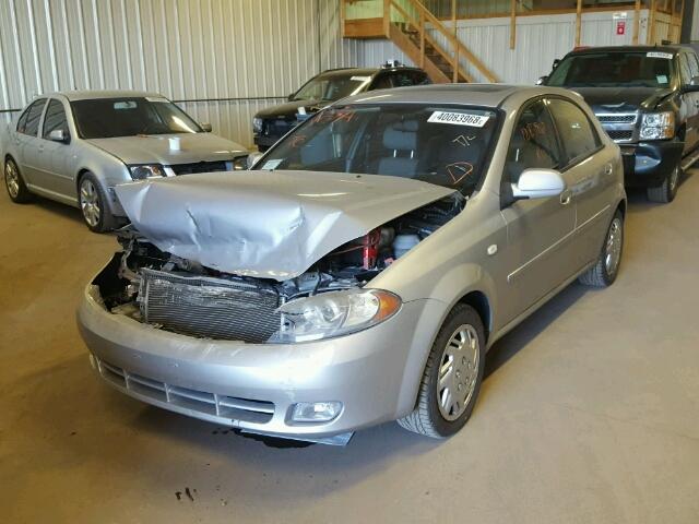 KL1JK65Z97K535200 - 2007 CHEVROLET OPTRA 5 LT GRAY photo 2