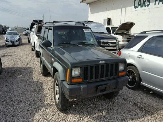 1J4FJ68S5WL232742 - 1998 JEEP CHEROKEE S GREEN photo 1