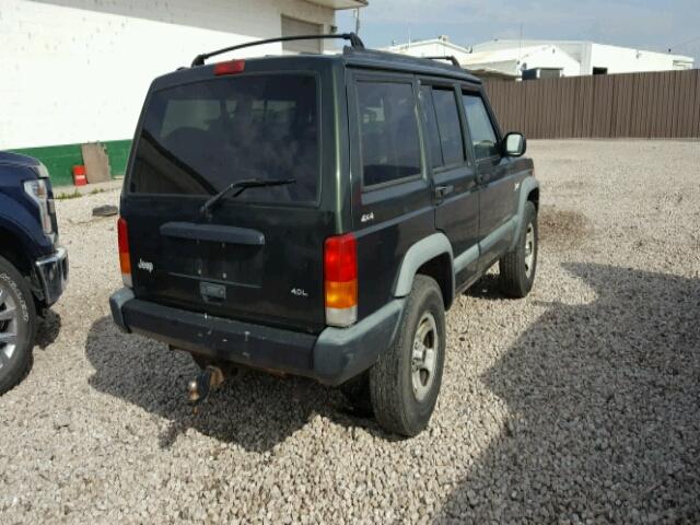 1J4FJ68S5WL232742 - 1998 JEEP CHEROKEE S GREEN photo 4