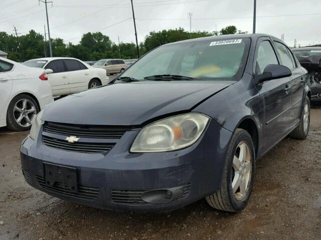 1G1AL58F587252632 - 2008 CHEVROLET COBALT LT CHARCOAL photo 2