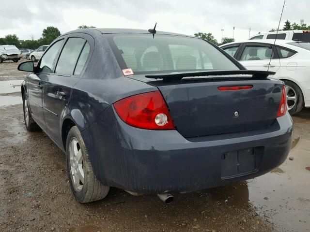 1G1AL58F587252632 - 2008 CHEVROLET COBALT LT CHARCOAL photo 3