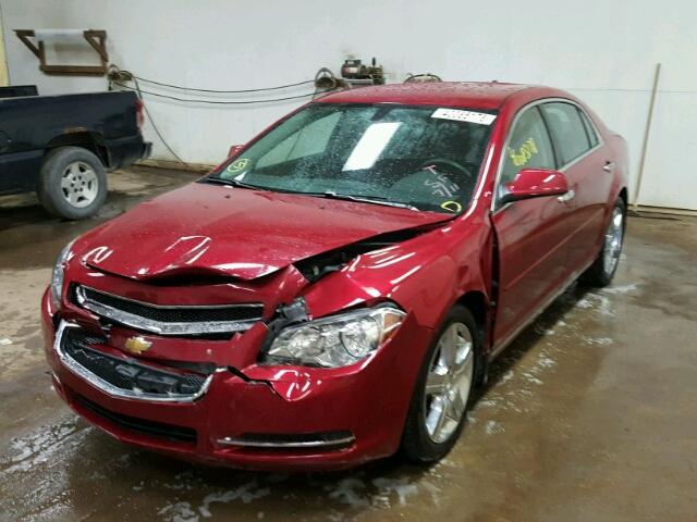 1G1ZC5E04CF361973 - 2012 CHEVROLET MALIBU 1LT RED photo 2