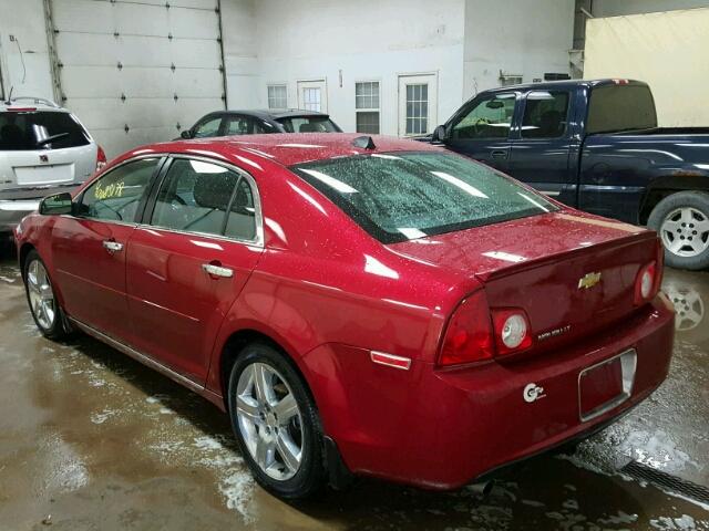 1G1ZC5E04CF361973 - 2012 CHEVROLET MALIBU 1LT RED photo 3