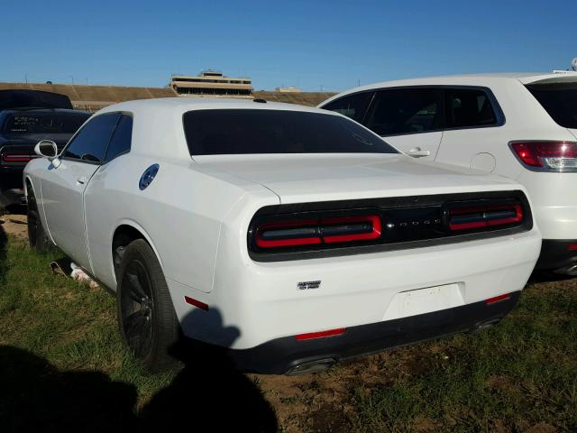 2C3CDZAG9GH176802 - 2016 DODGE CHALLENGER WHITE photo 3